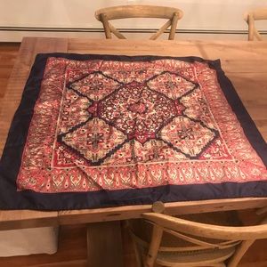 Dunhill Taylor’s all silk oversized scarf  Italy